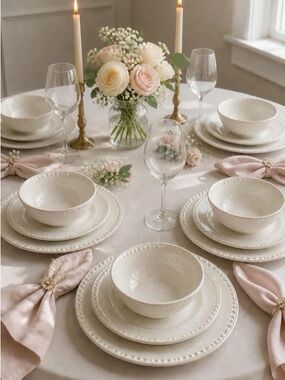 Maison Versailles Blanc Brigette set